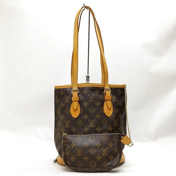 Authentic Louis Vuitton Bucket PM Monogram Tote Bag w/ Pouch - Picture 2 of 16